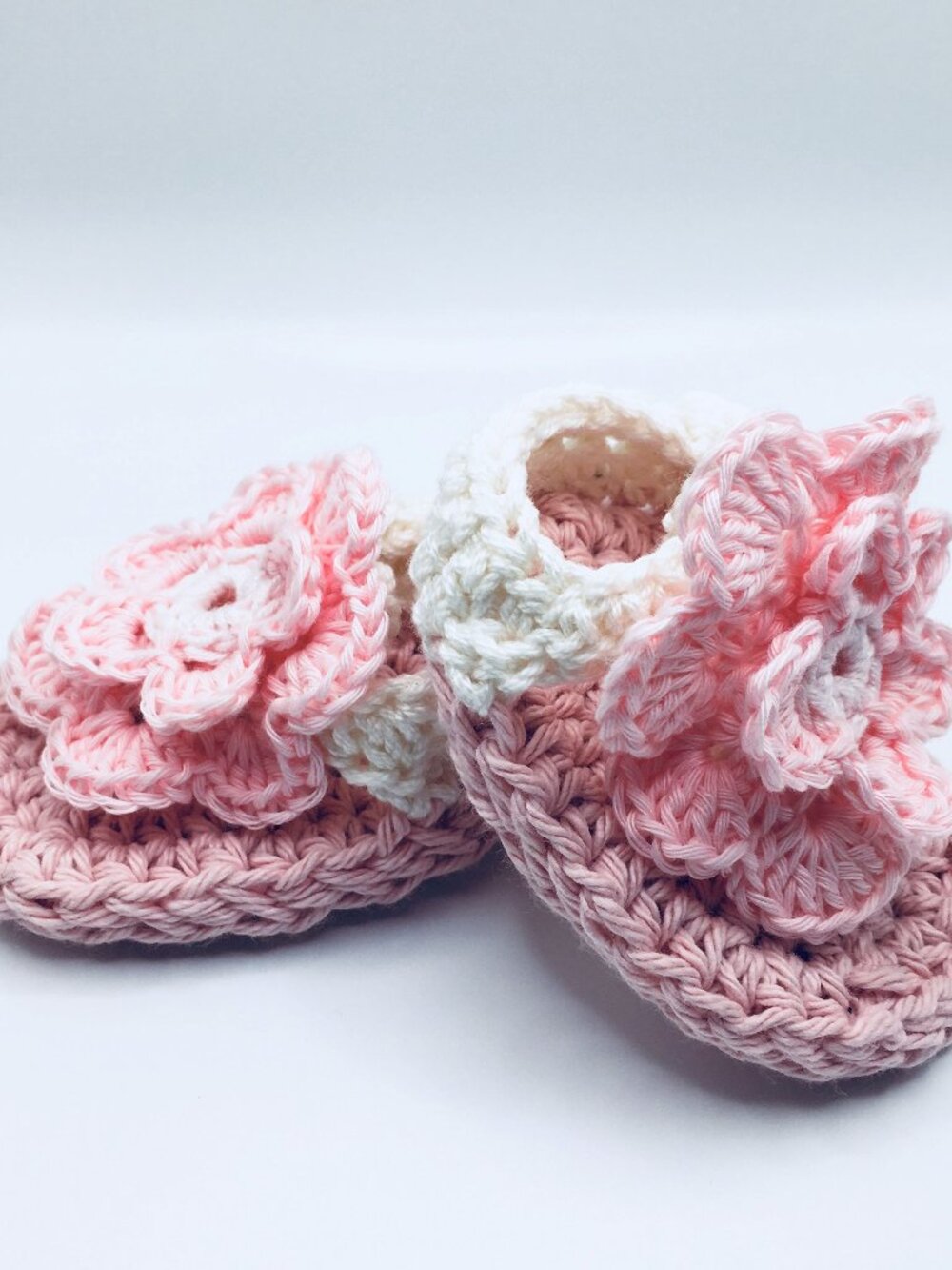 NWT. Powder Pink Baby Sandals. 0-6 Months. 100% Cotton.